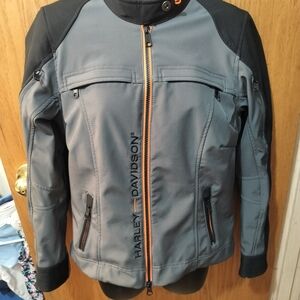Harley-Davidson Charcoal and Black Riding Jacket